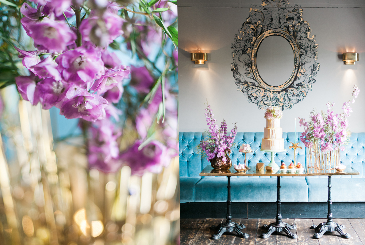Boom Blooms Modern eclectic, city wedding inspiration